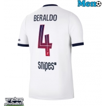 Paris Saint-Germain Lucas Beraldo #4 Replica Away Shirt 2026-27 Short Sleeve